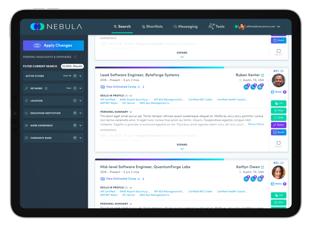 Nebula: Stop Searching. Start Finding.